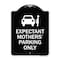 Signmission Expectant Mothers Parking W/ Graphic Heavy-Gauge Aluminum Sign, 18" L, 24" H, BW-1824-24028 A-DES-BW-1824-24028 - alternate 1